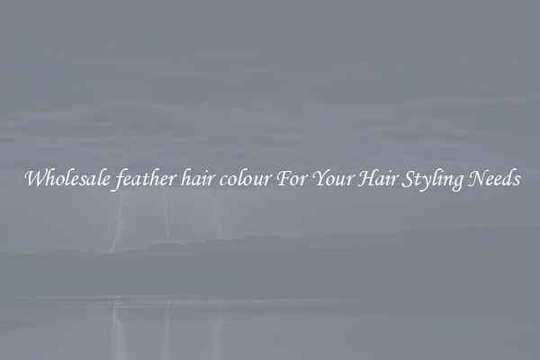 Wholesale feather hair colour For Your Hair Styling Needs