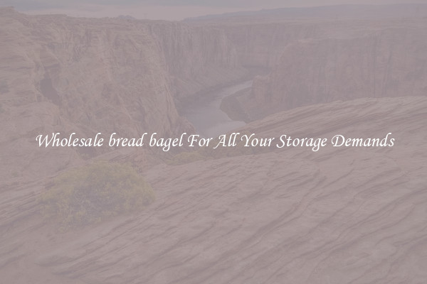 Wholesale bread bagel For All Your Storage Demands