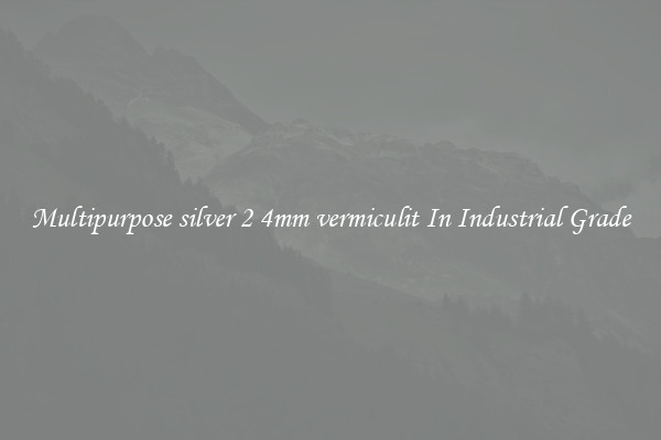 Multipurpose silver 2 4mm vermiculit In Industrial Grade