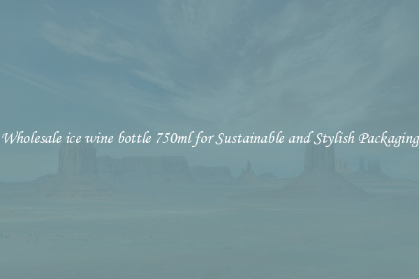 Wholesale ice wine bottle 750ml for Sustainable and Stylish Packaging
