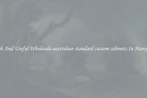 Stylish And Useful Wholesale australian standard custom cabinets In Many Sizes