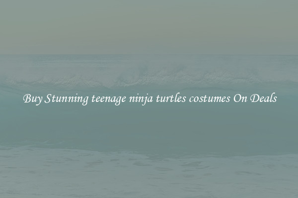 Buy Stunning teenage ninja turtles costumes On Deals