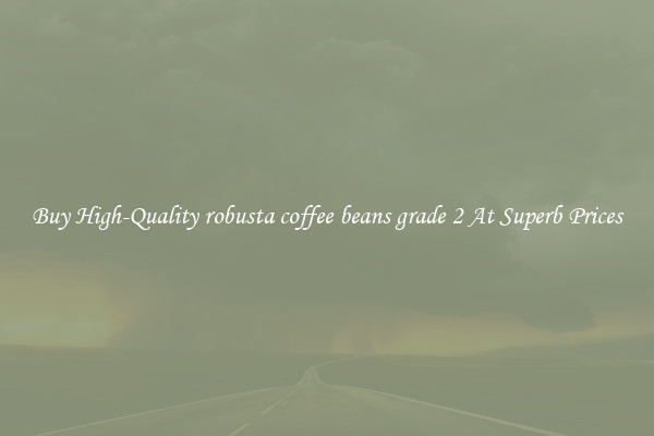 Buy High-Quality robusta coffee beans grade 2 At Superb Prices